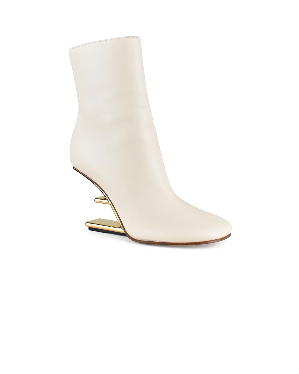 Fendi white shop boots