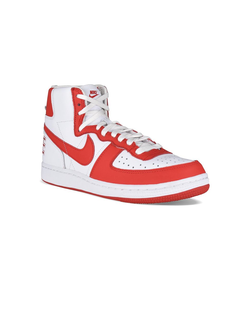 Comme des Garçons Red Terminator High-Top Leather Sneakers for men