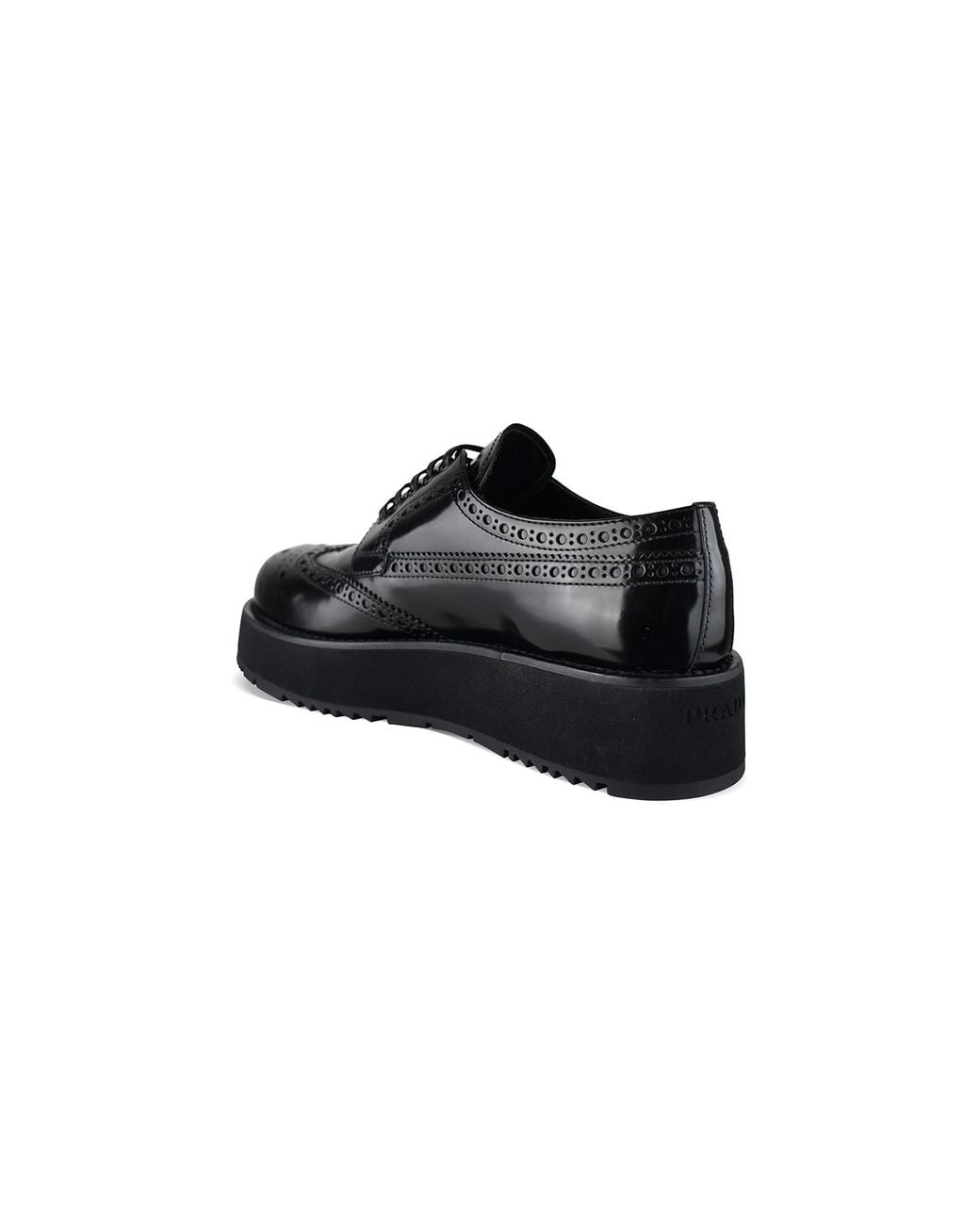 Prada Black Derbies