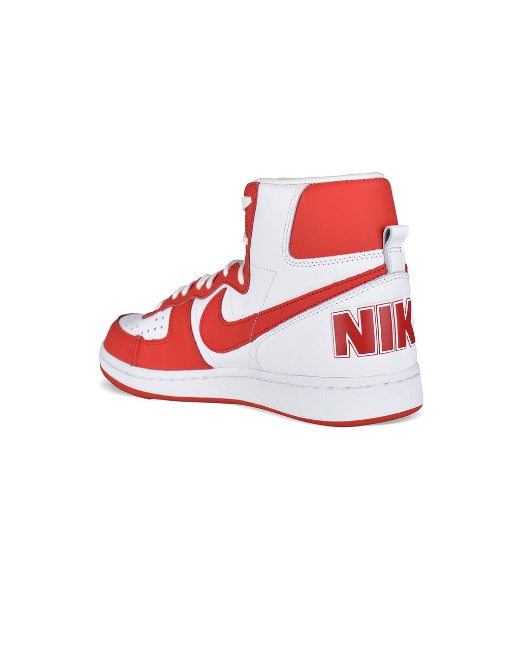 Comme des Garçons Red Terminator High-Top Leather Sneakers for men