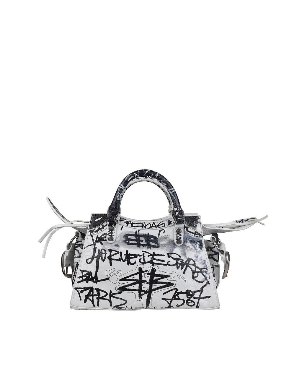【BALENCIAGA】Neo cagolo city ハンドbag ホワイトカラー Balenciaga Neo Cagole City Handbag – PIVOT