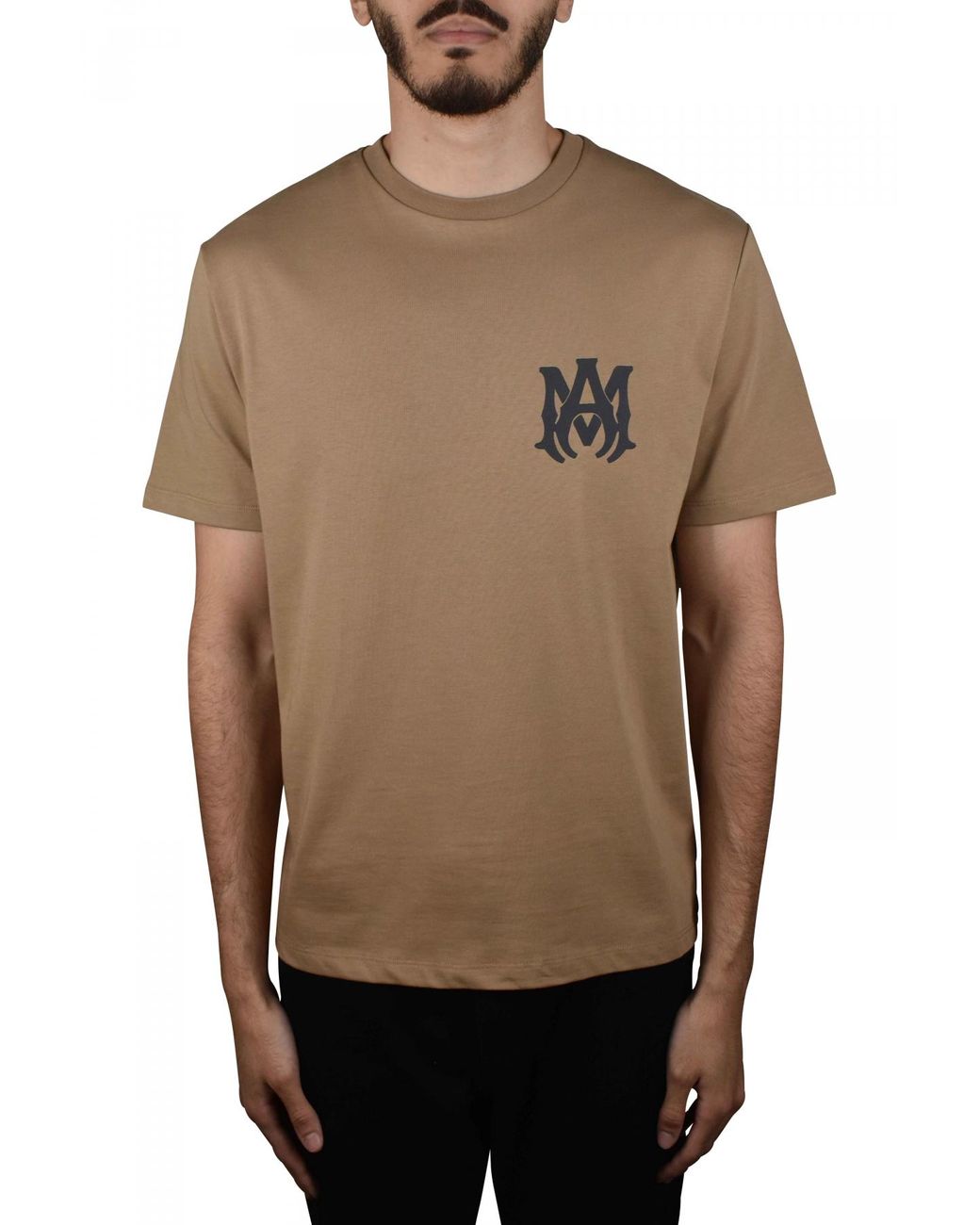 Tシャツ・カットソー Amiri Dark brown leather t-shirt Amiri T-shirt in Brown for Men | Lyst