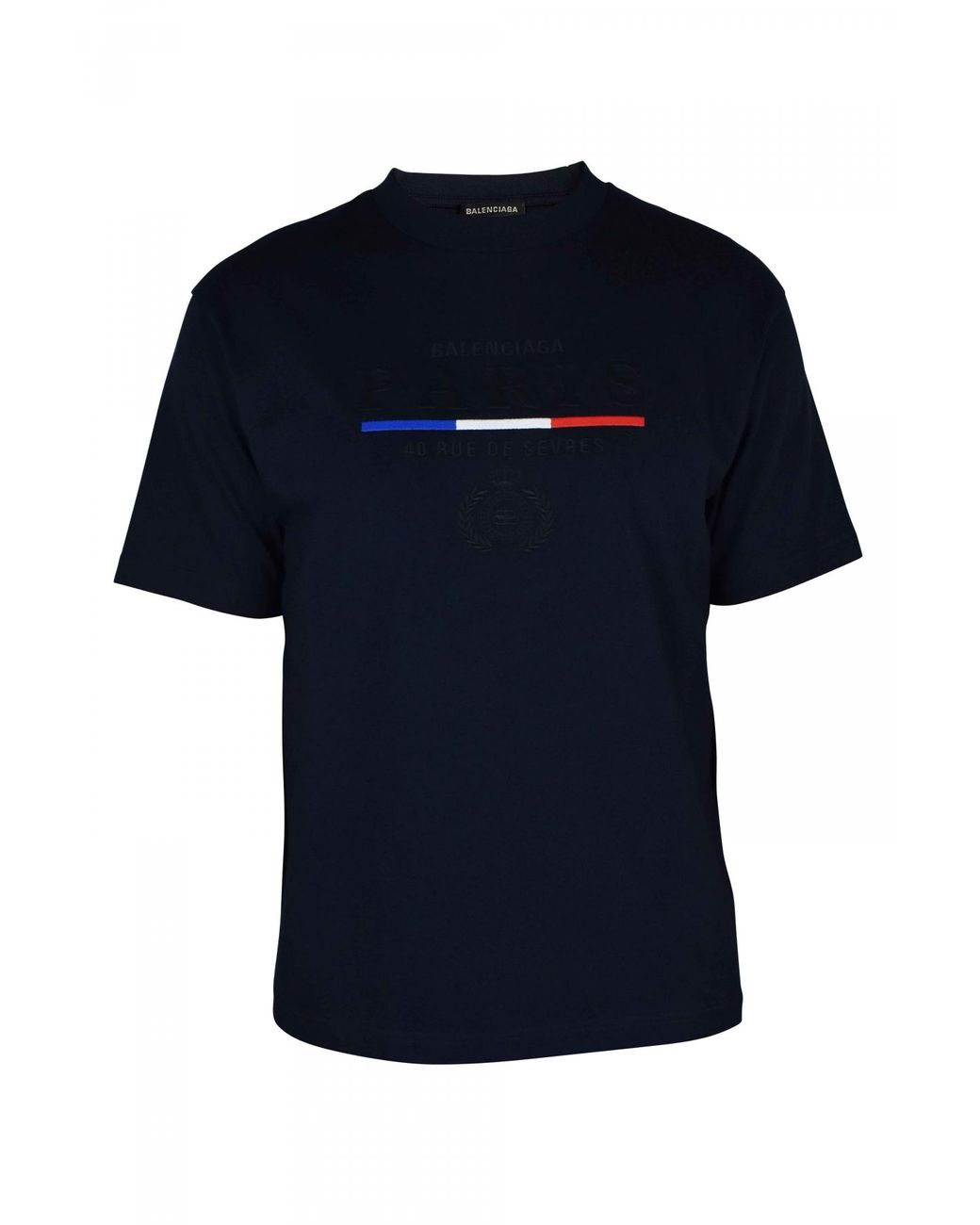Balenciaga store shirt blue