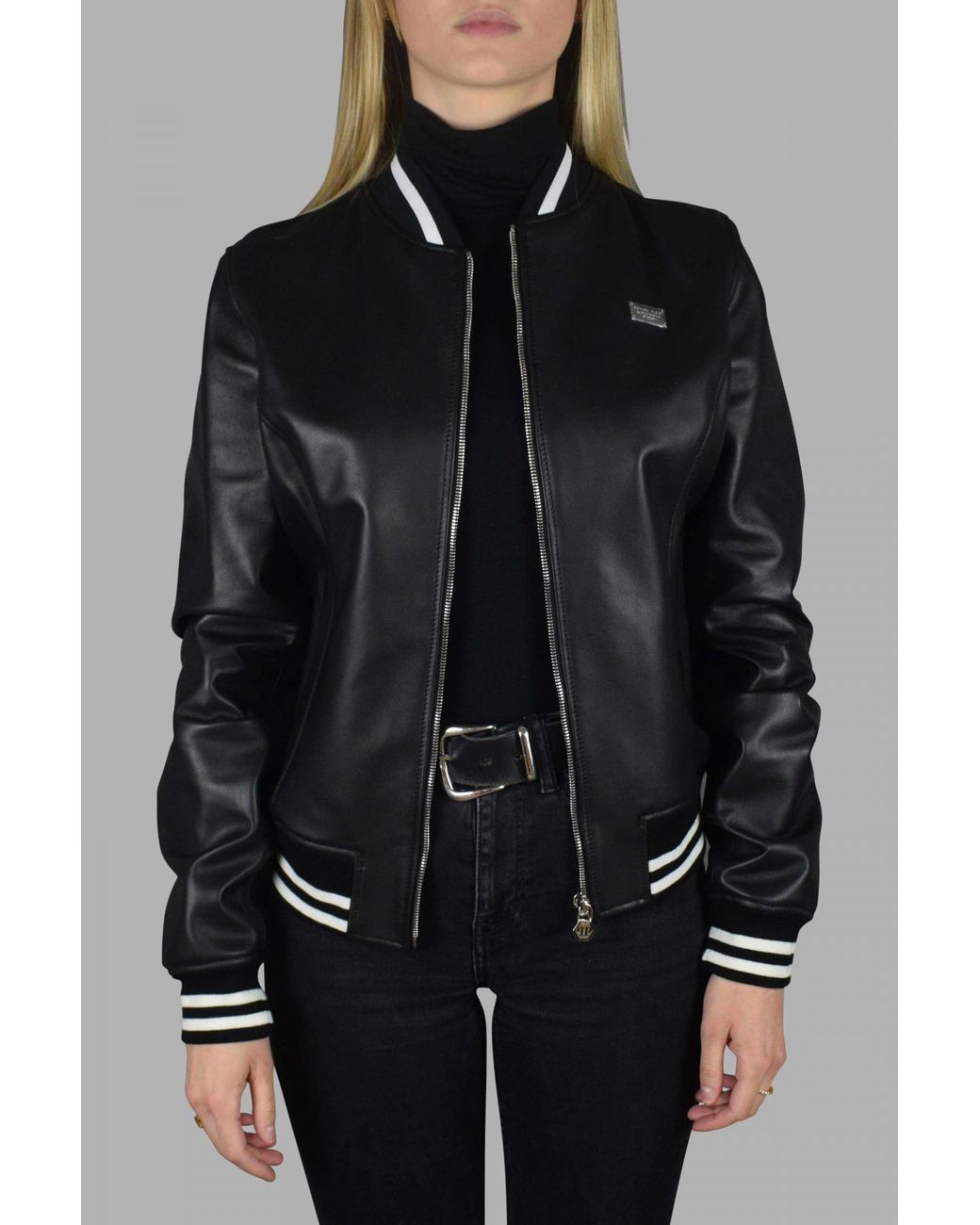 Chaqueta Bomber Philipp Plein de color Black
