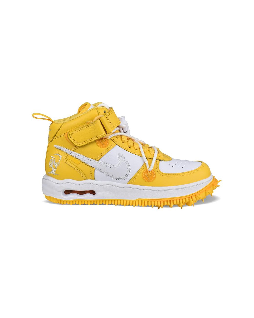 nike off white yellow air force 1