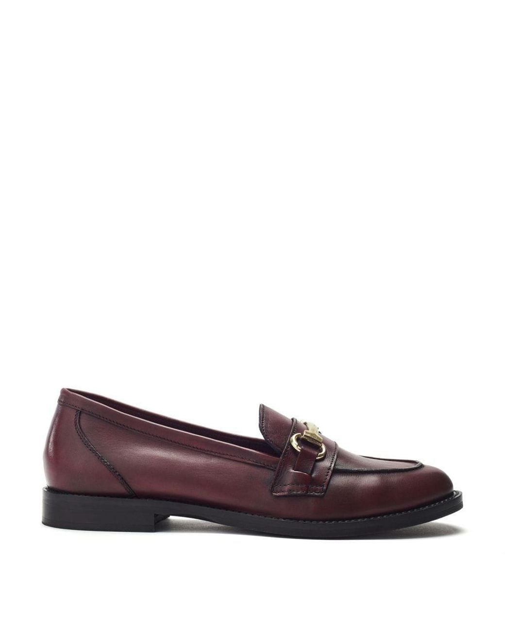 Moda In Pelle Red Elarra Burgundy Leather