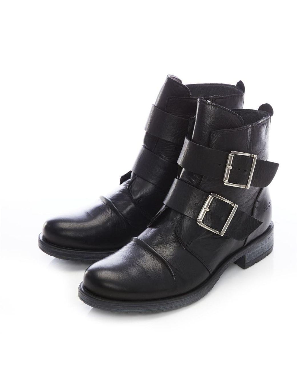 Shoon Black Sh Irving Leather