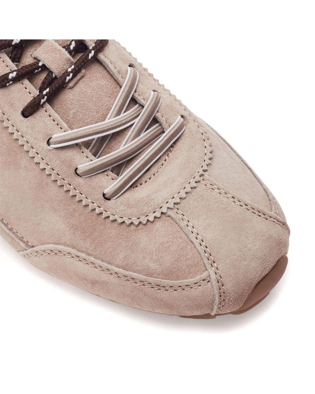 Moda In Pelle Pink Ares Taupe Suede