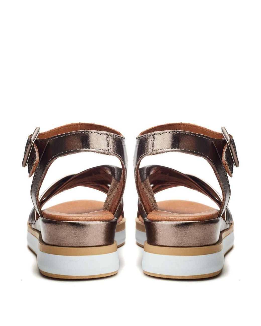 Shoon Brown Sh Meade Pewter Leather