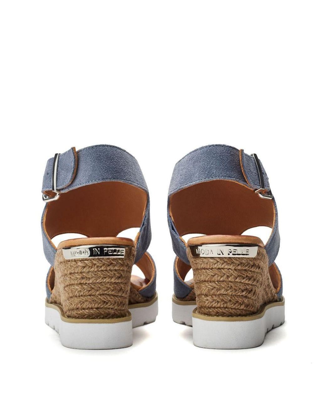 Moda In Pelle Blue Mapel Light Suede