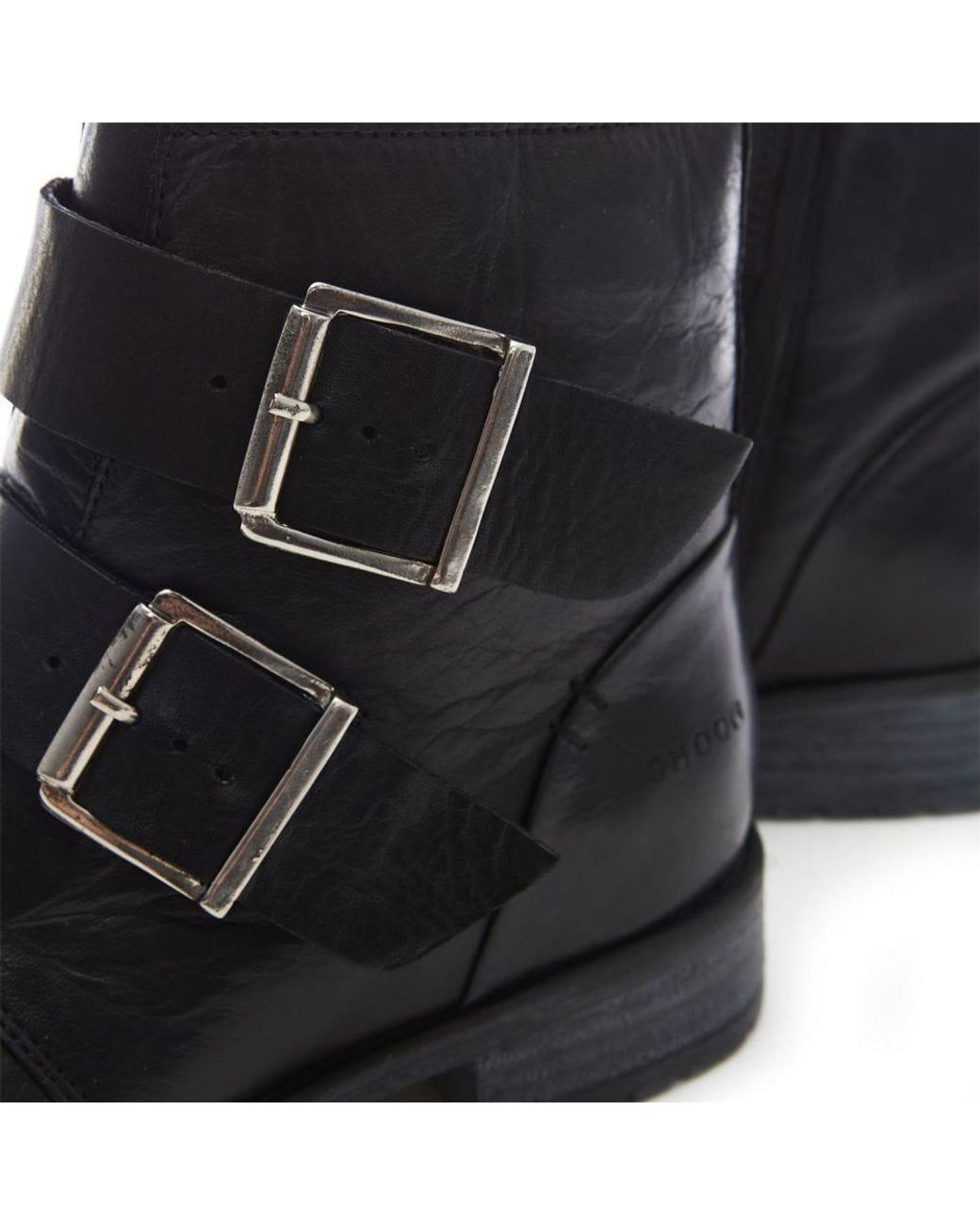 Shoon Black Sh Irving Leather