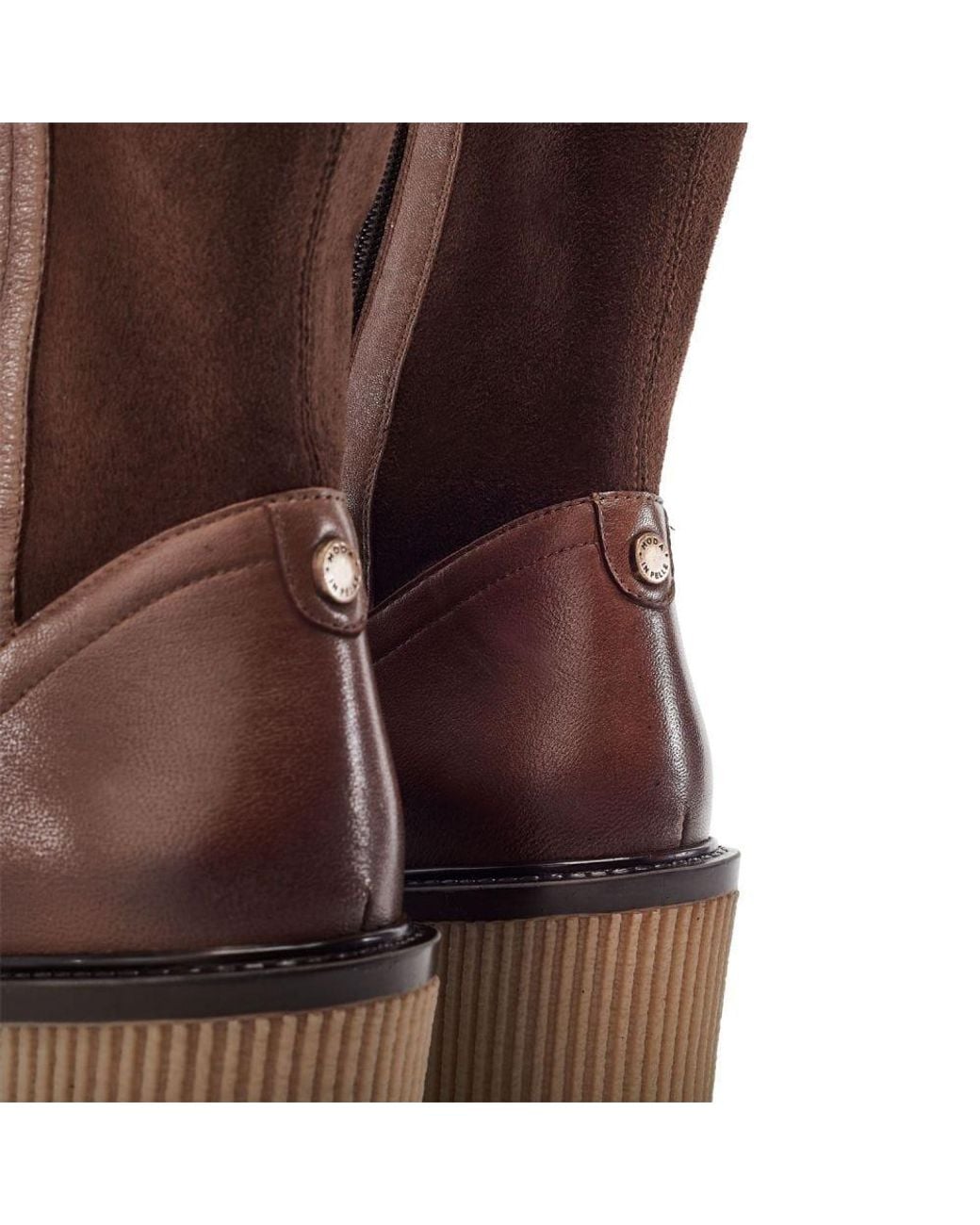 Moda In Pelle Brown Rosemarey Leather