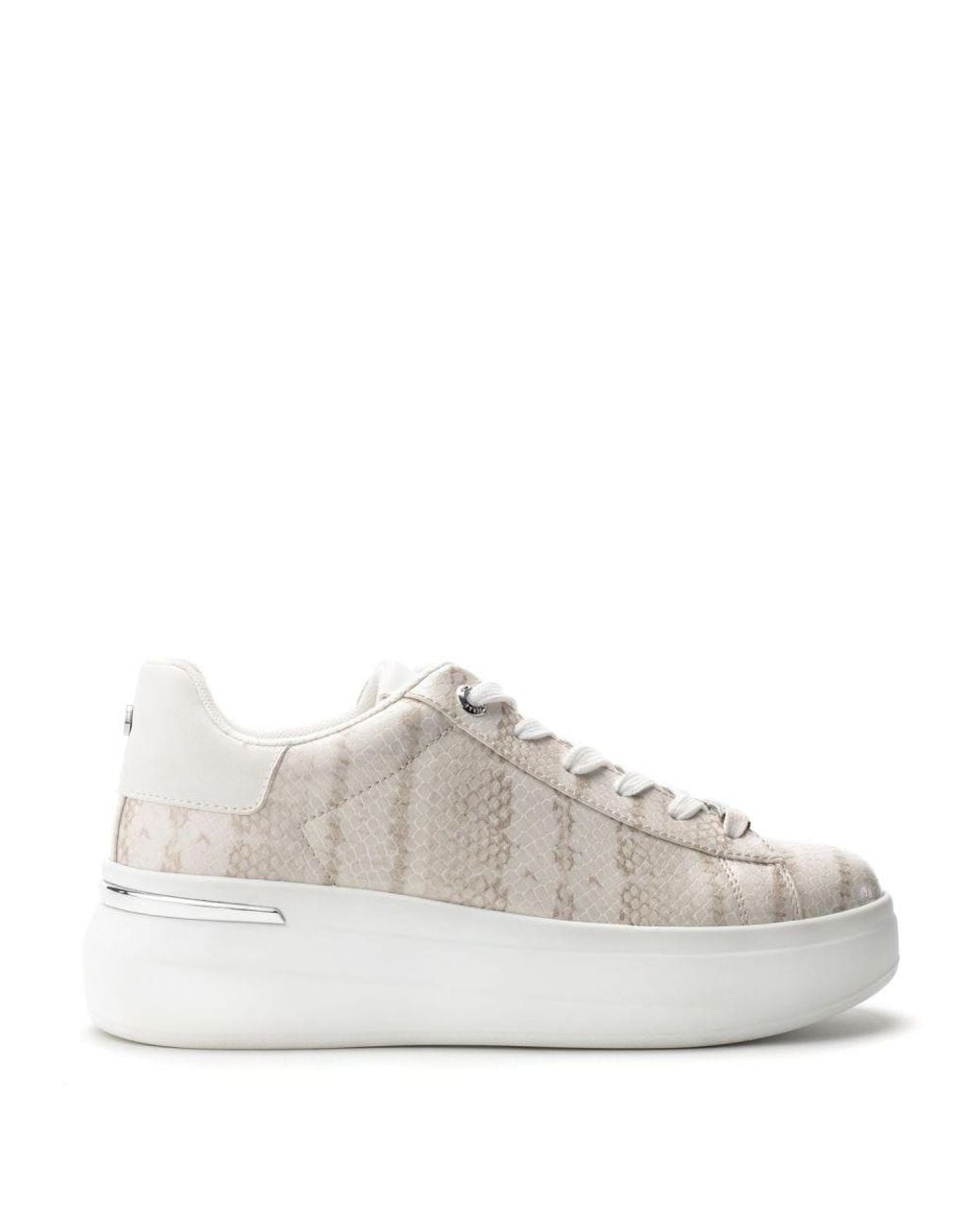 Moda In Pelle Gray Beelia Off Snake Print