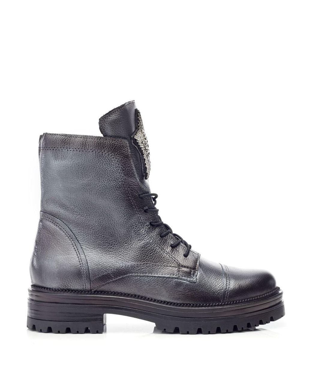 Moda In Pelle Blue Oakleigh Dark Pewter Leather