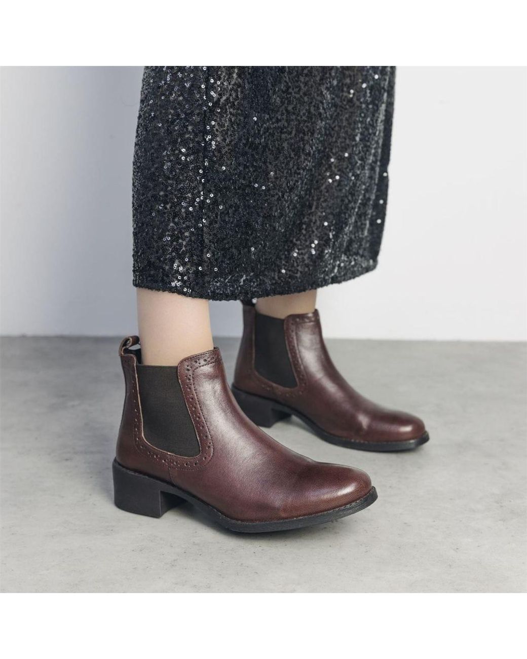 Moda In Pelle Purple Pernilla Leather