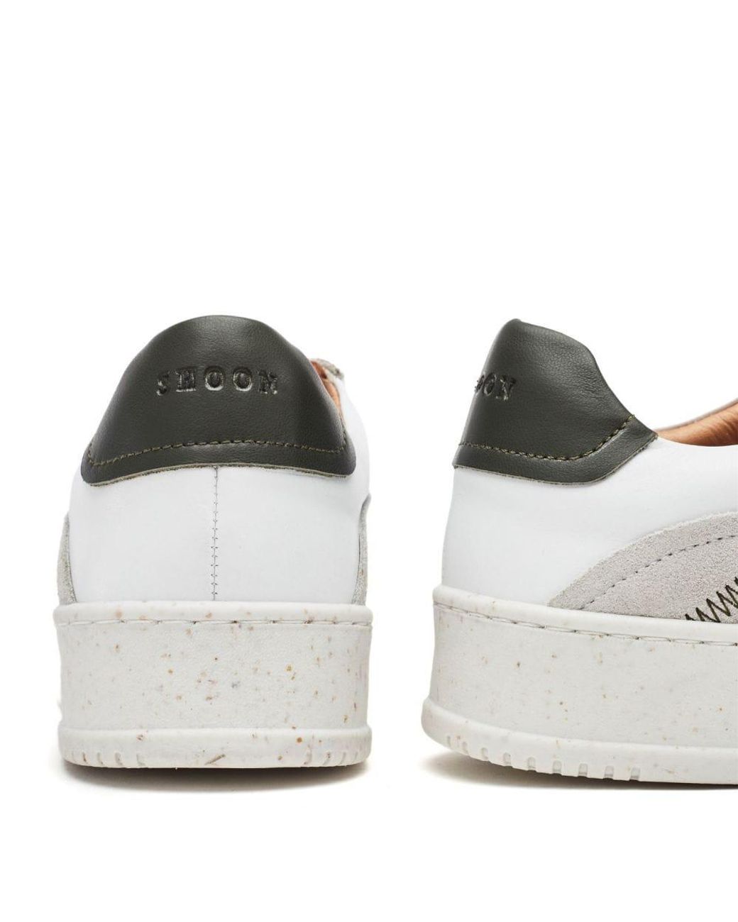 Shoon White Sh Emery Leather