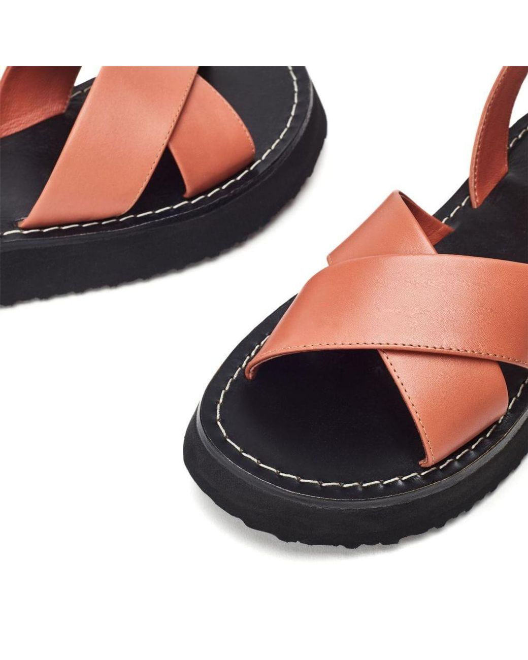 Shoon Red Sh Larise Dark- Leather