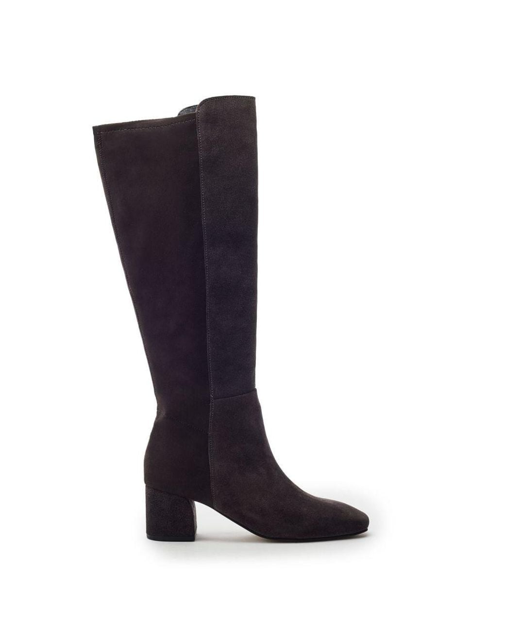Moda In Pelle Black Serrafina Dark Suede