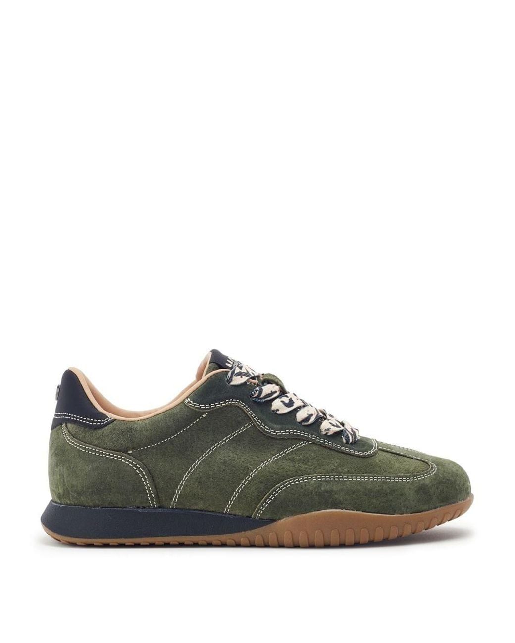 Moda In Pelle Green Aveline Khaki Suede