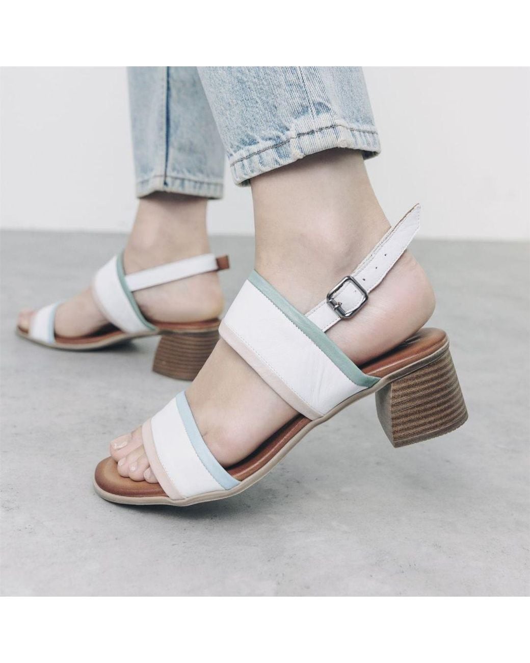 Moda In Pelle White Luzula Leather