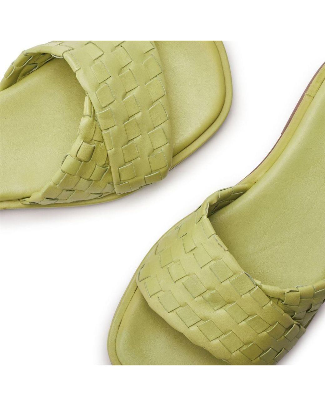 Moda In Pelle Green Jina Lime Leather