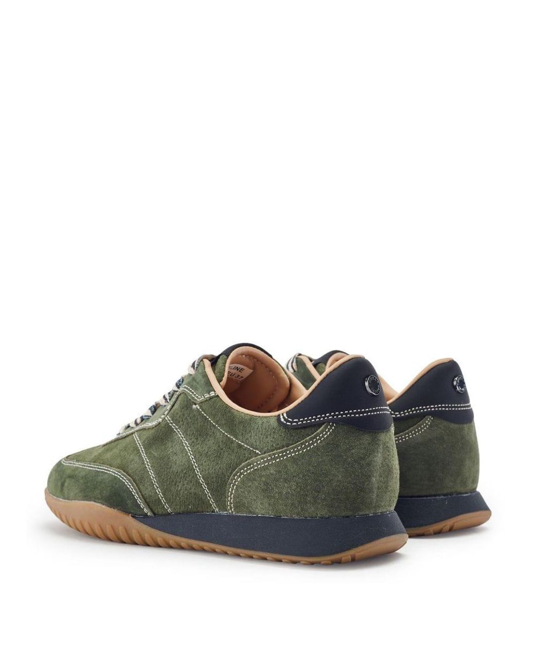 Moda In Pelle Green Aveline Khaki Suede