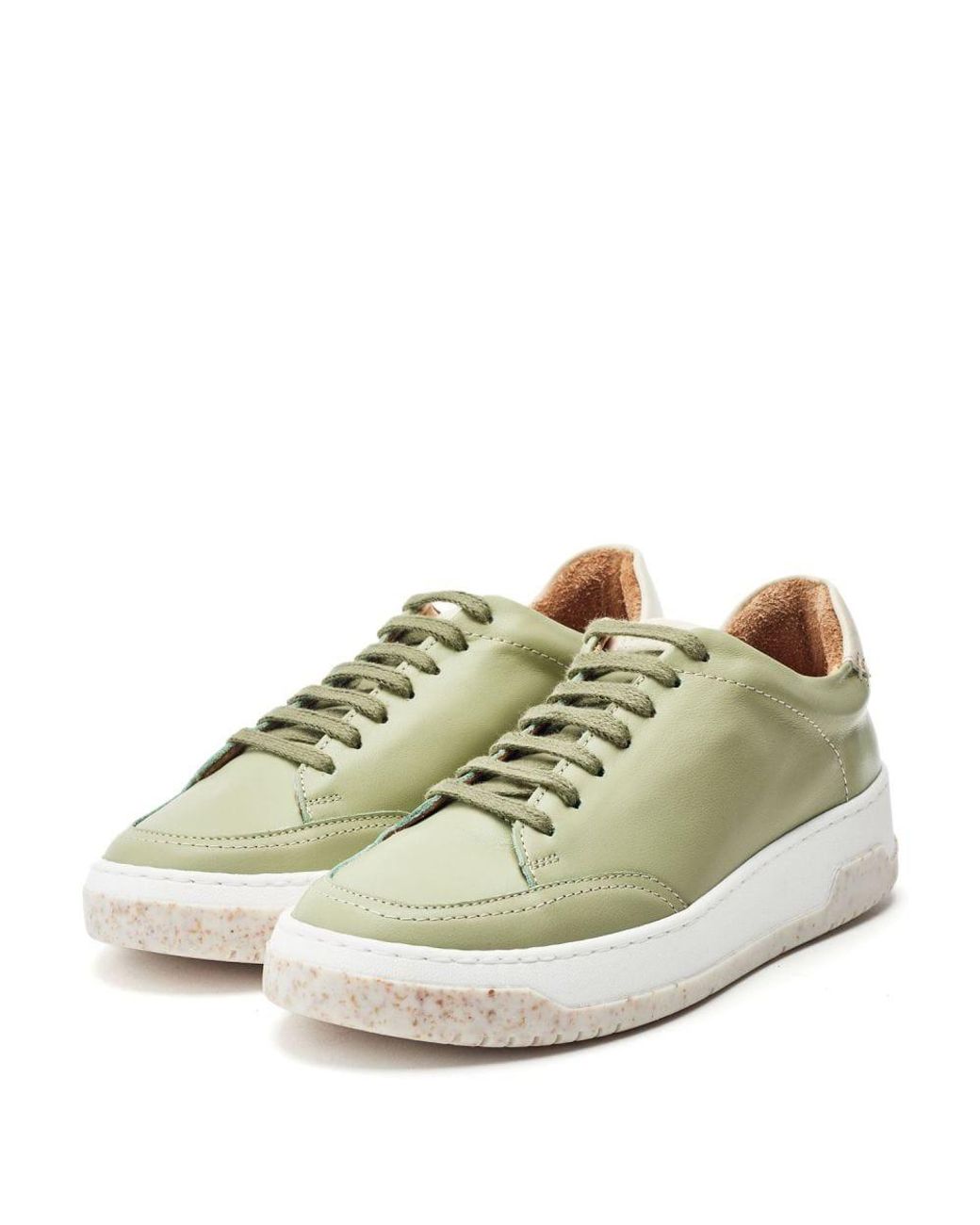 Shoon Green Sh Eglise Light Leather