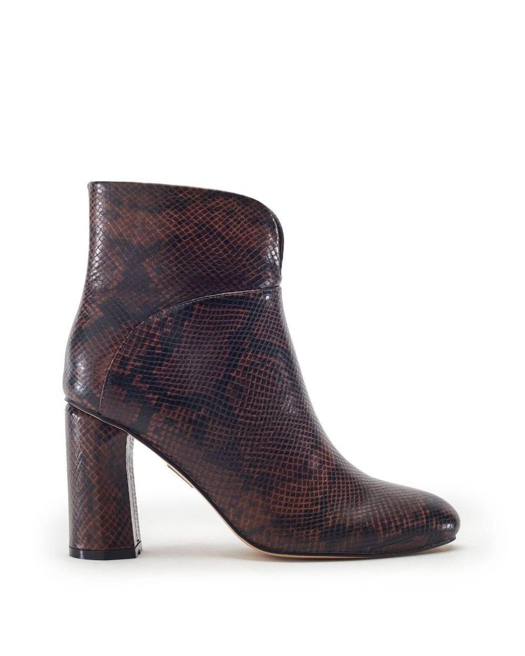 Moda In Pelle Purple Percival Dark Snake Print