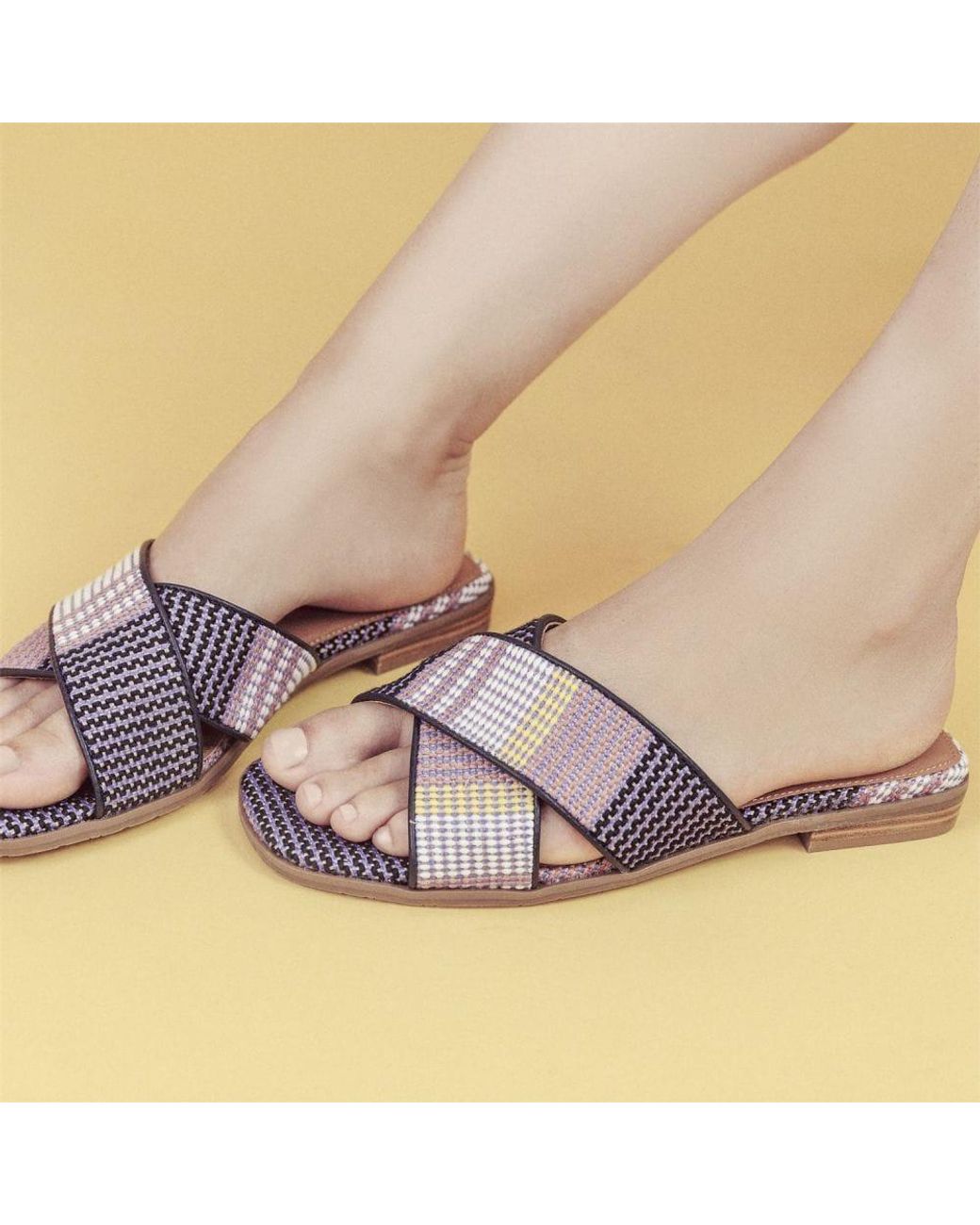 Moda In Pelle Purple Naela Textile