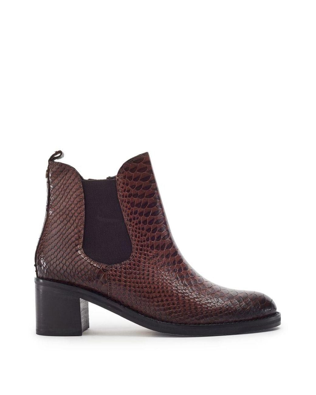 Moda In Pelle Purple Payten Snake Print Leather