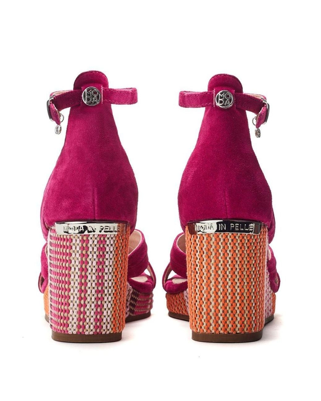 Moda In Pelle Purple May Suede