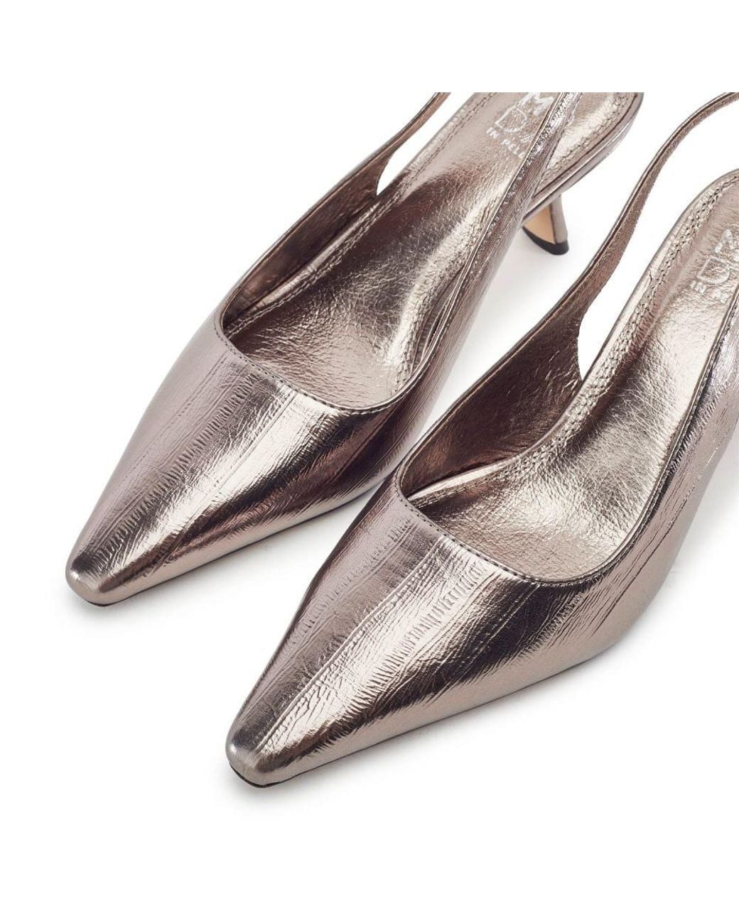Moda In Pelle Gray Gasella Pewter Eel Porvair