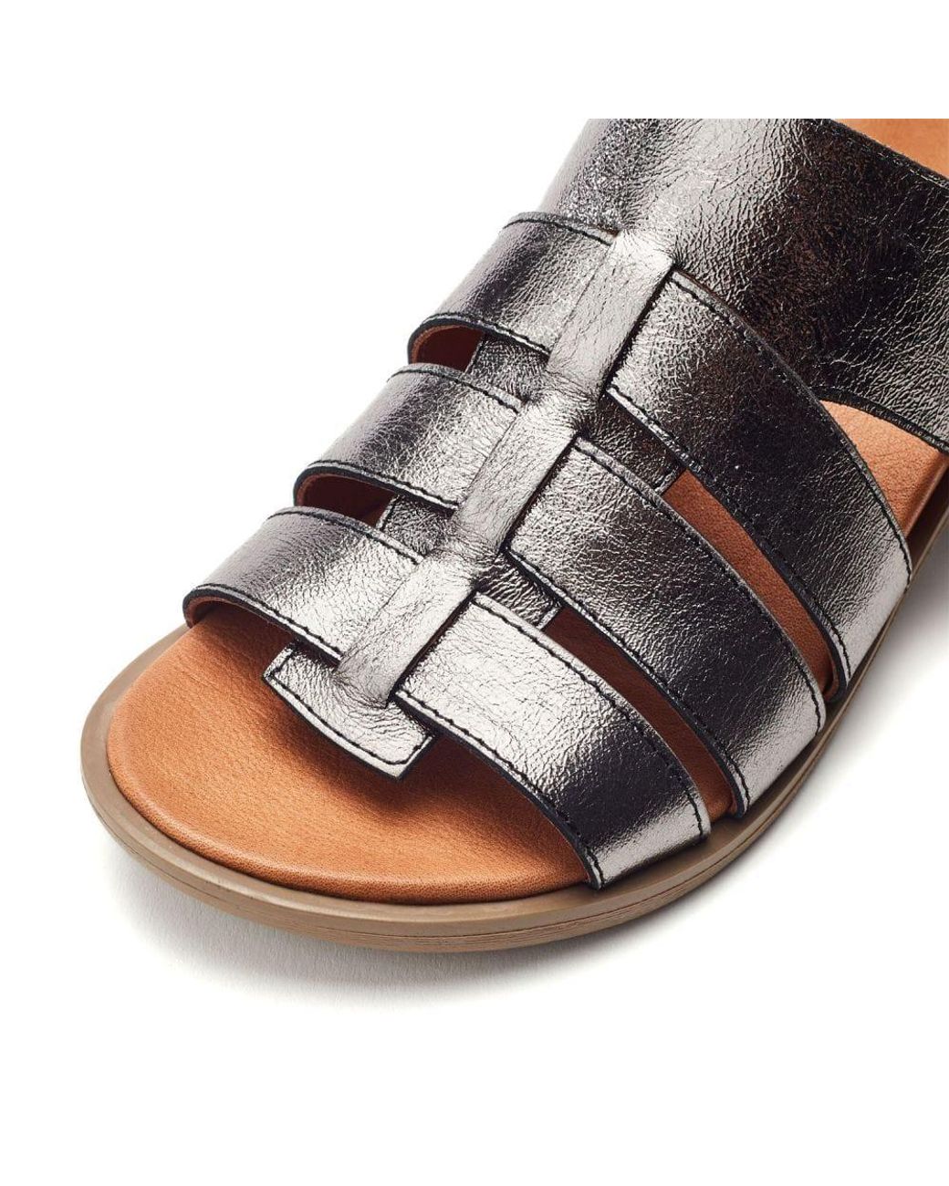 Shoon Brown Sh Mere Pewter Leather