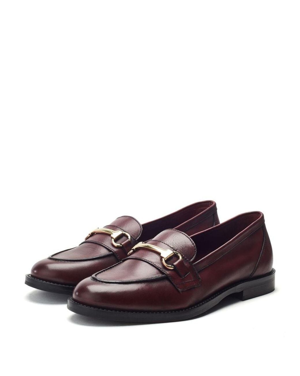 Moda In Pelle Red Elarra Burgundy Leather