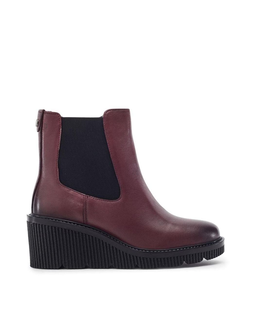 Moda In Pelle Purple Parth Burgundy Leather