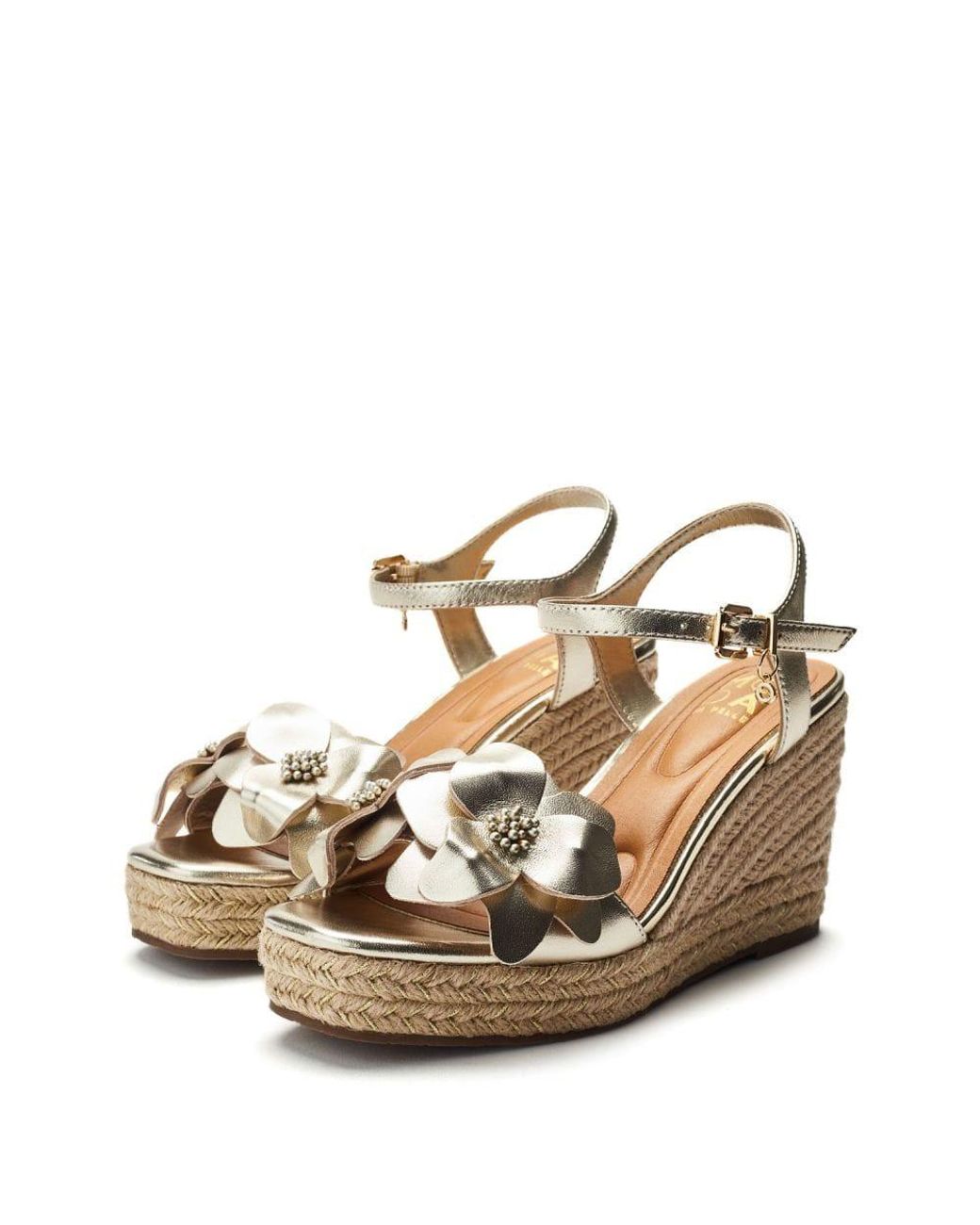 Moda In Pelle Natural Mistee Champagne Leather