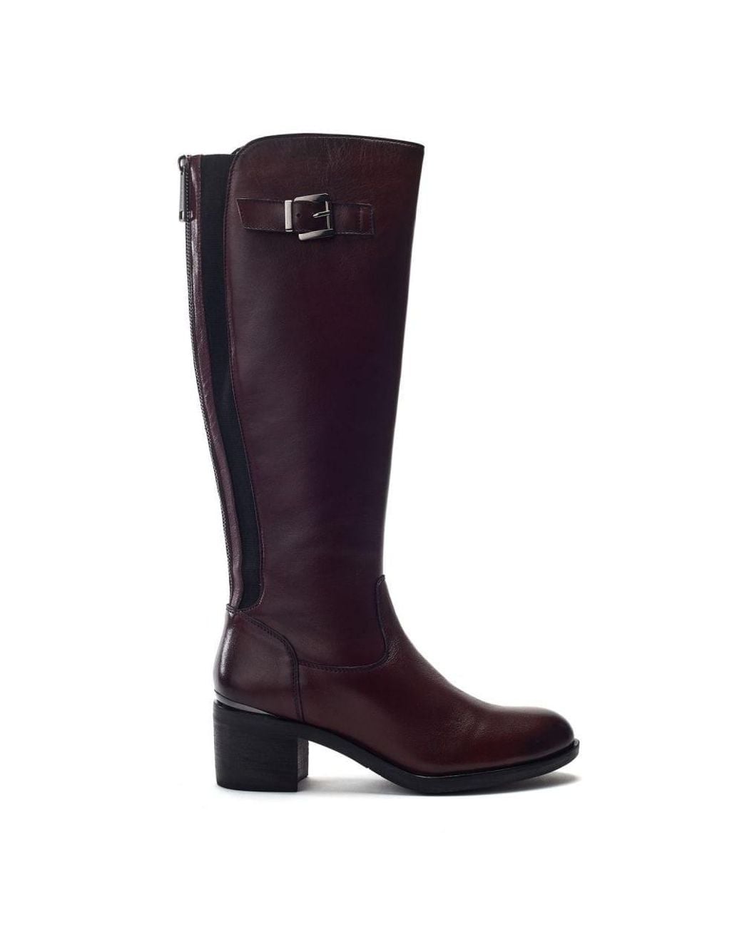 Moda In Pelle Purple Sansho Burgundy Leather