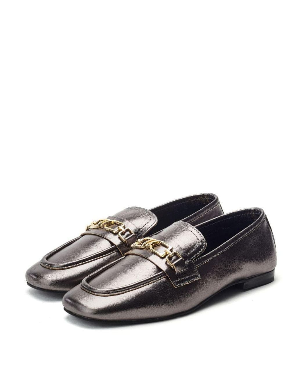 Moda In Pelle Gray Earley Pewter Leather