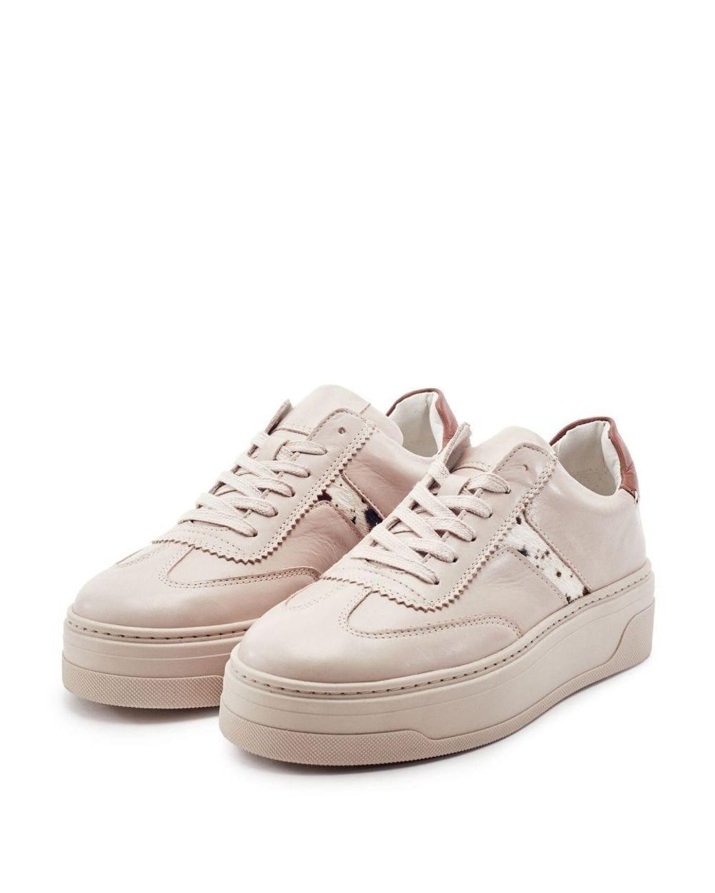 Shoon Pink Sh Ire Off Leather
