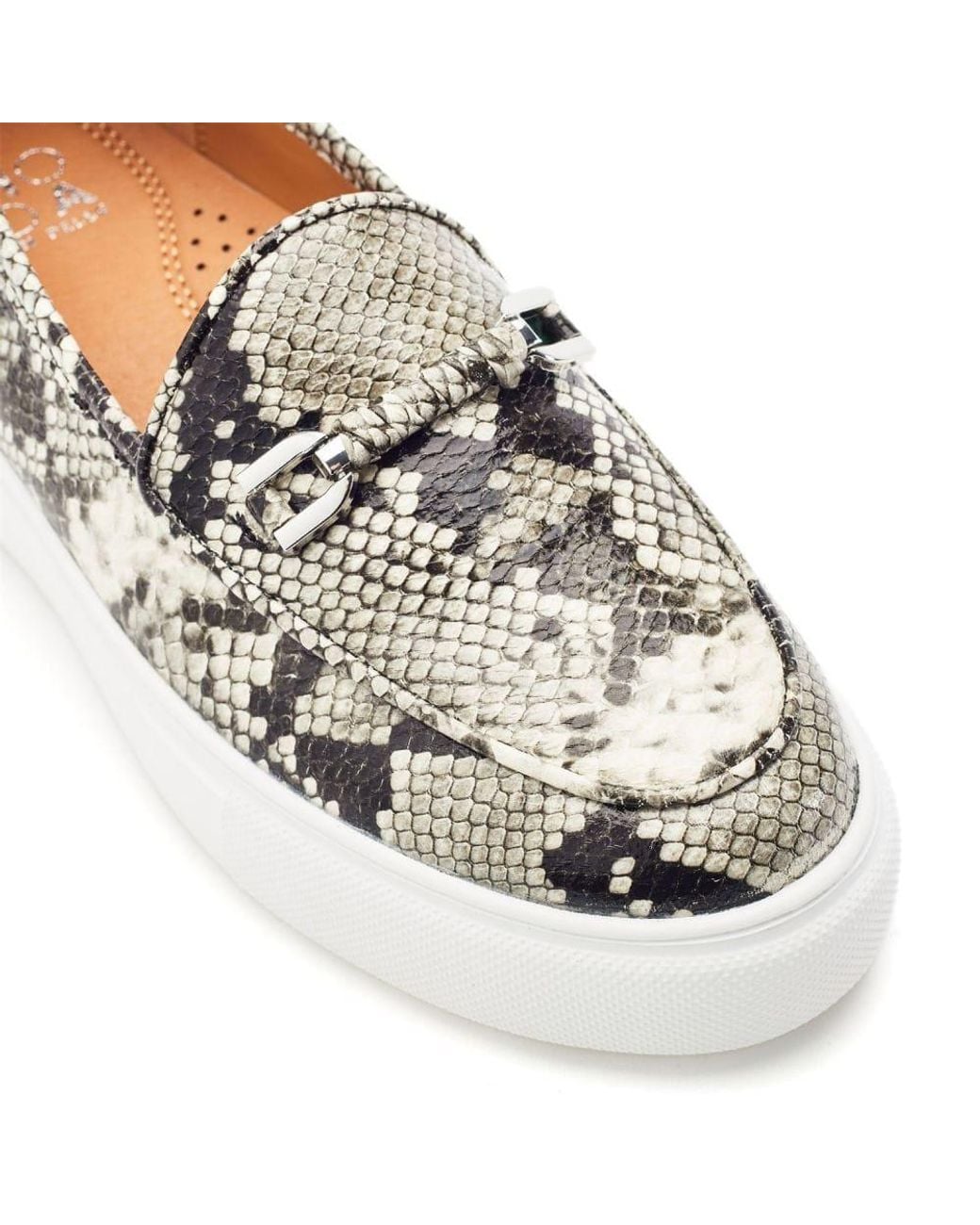 Moda In Pelle Metallic Ettala Mix Snake Print