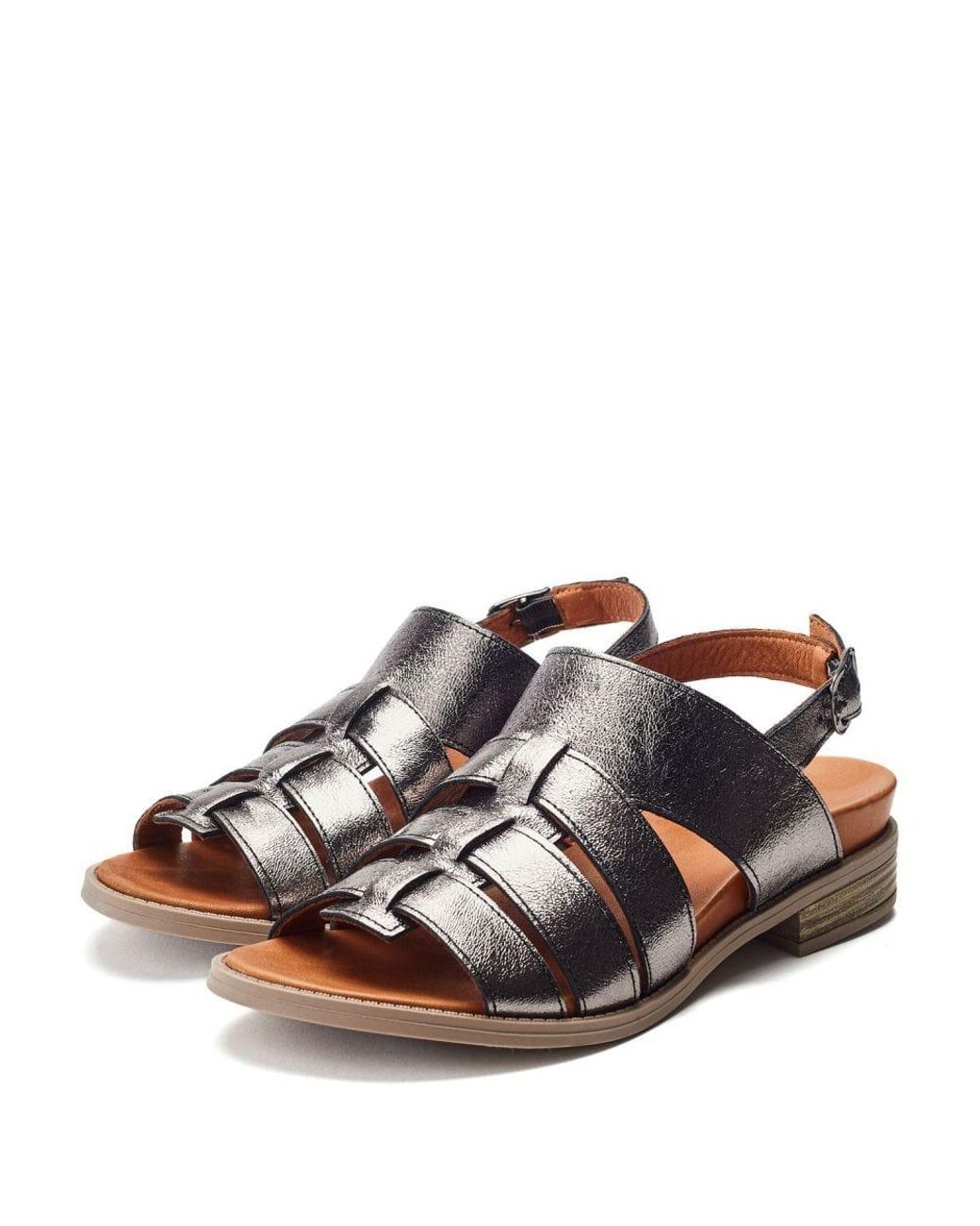 Shoon Brown Sh Mere Pewter Leather