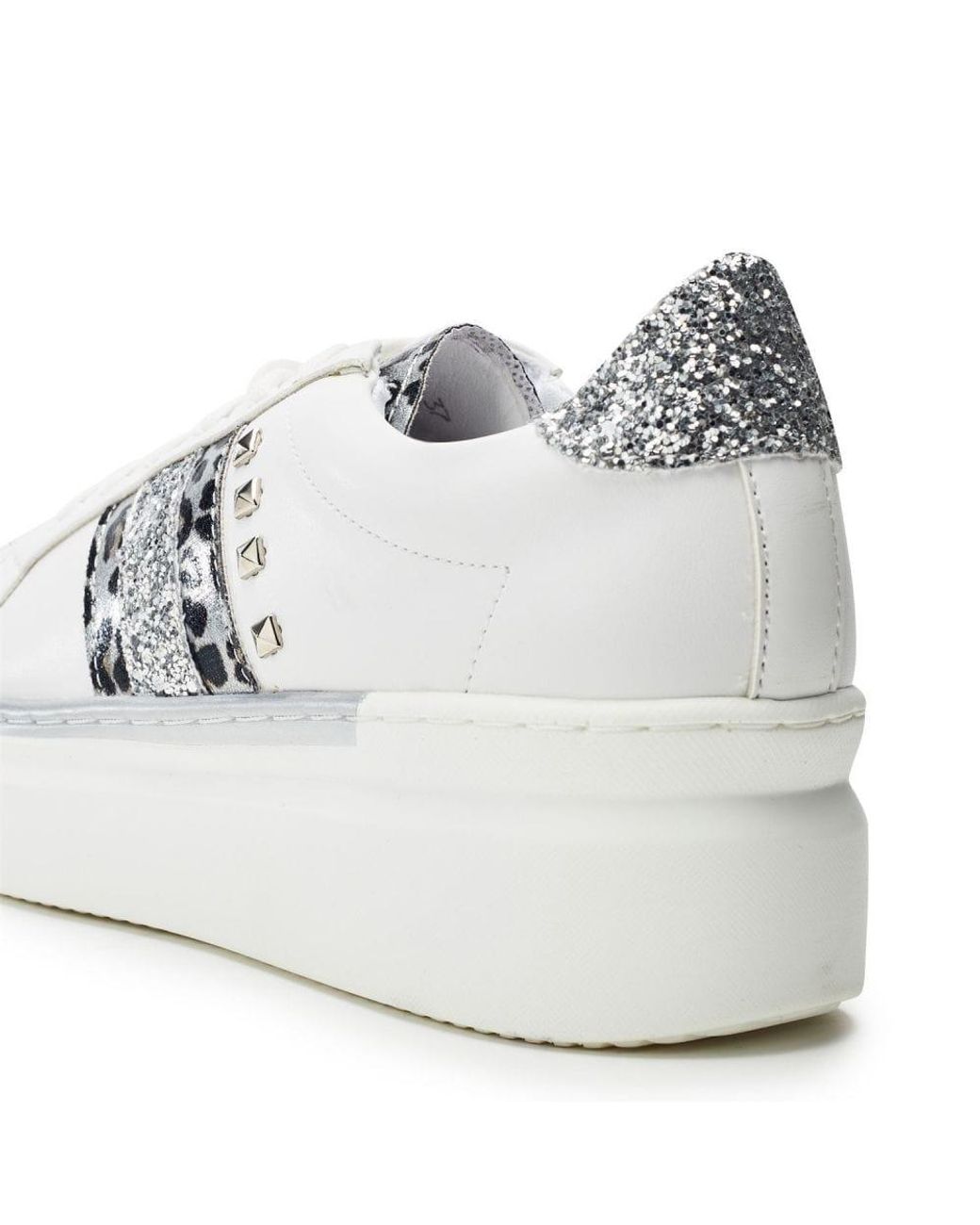 b.soleful White Salomie-Metallic Porvair