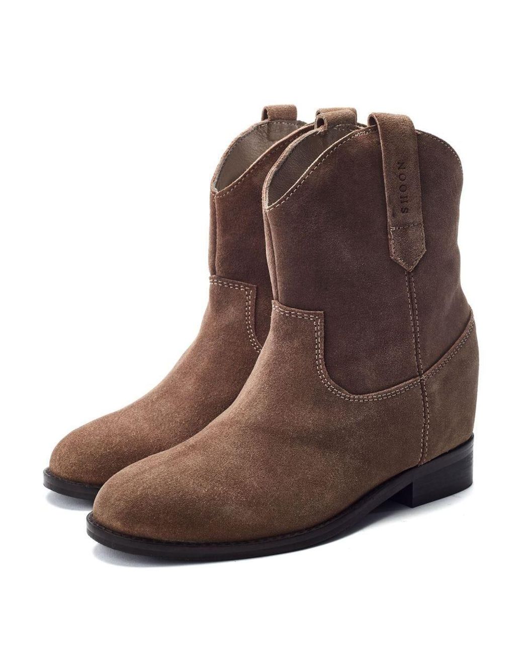 Shoon Brown Sh Gallop Taupe Suede