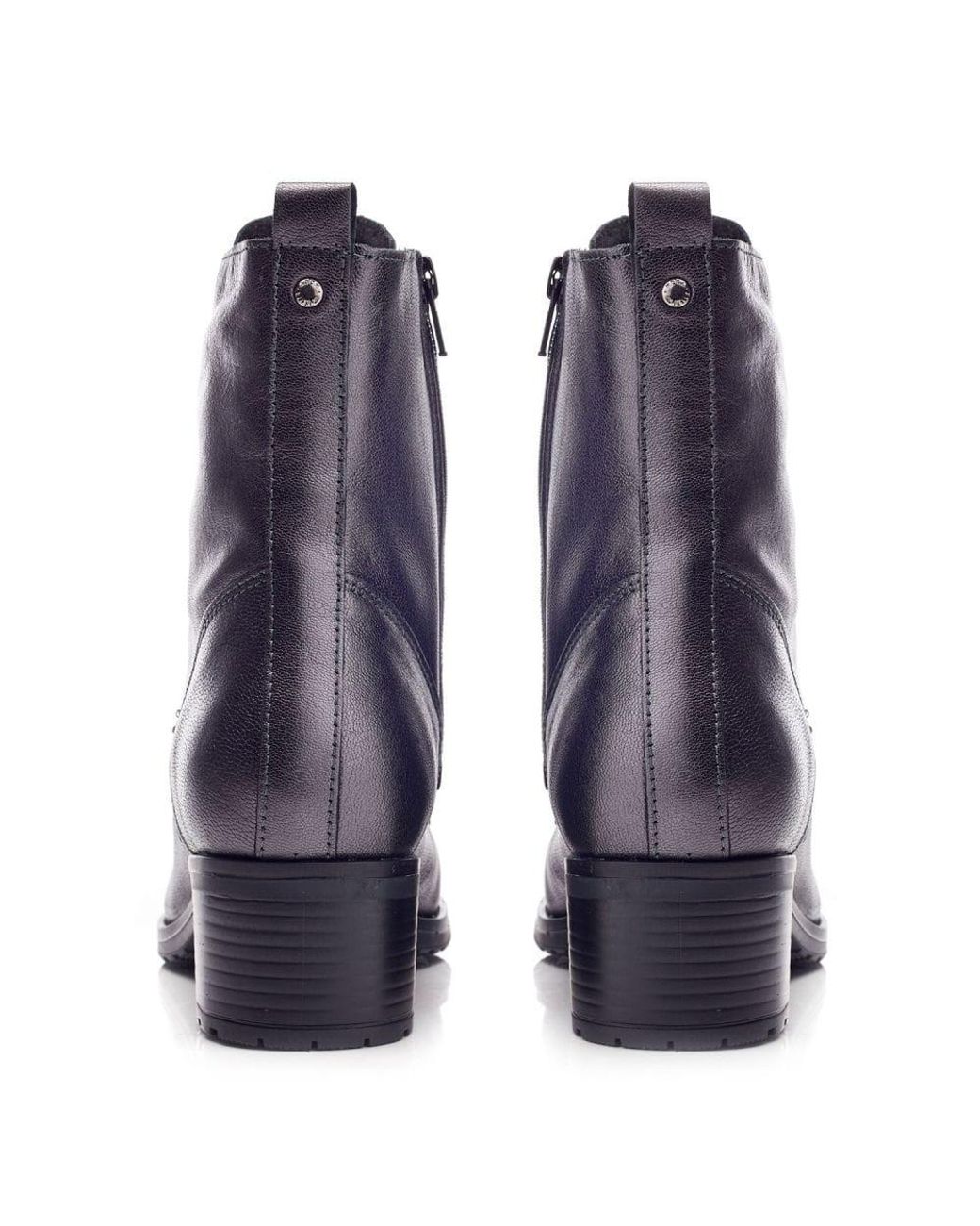 Moda In Pelle Purple Bezzie Metallic Leather