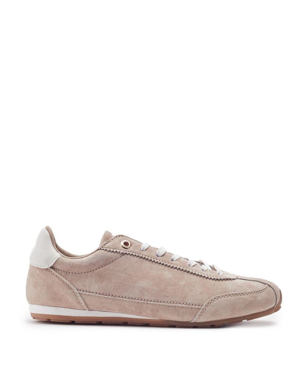 Moda In Pelle Pink Ares Taupe Suede
