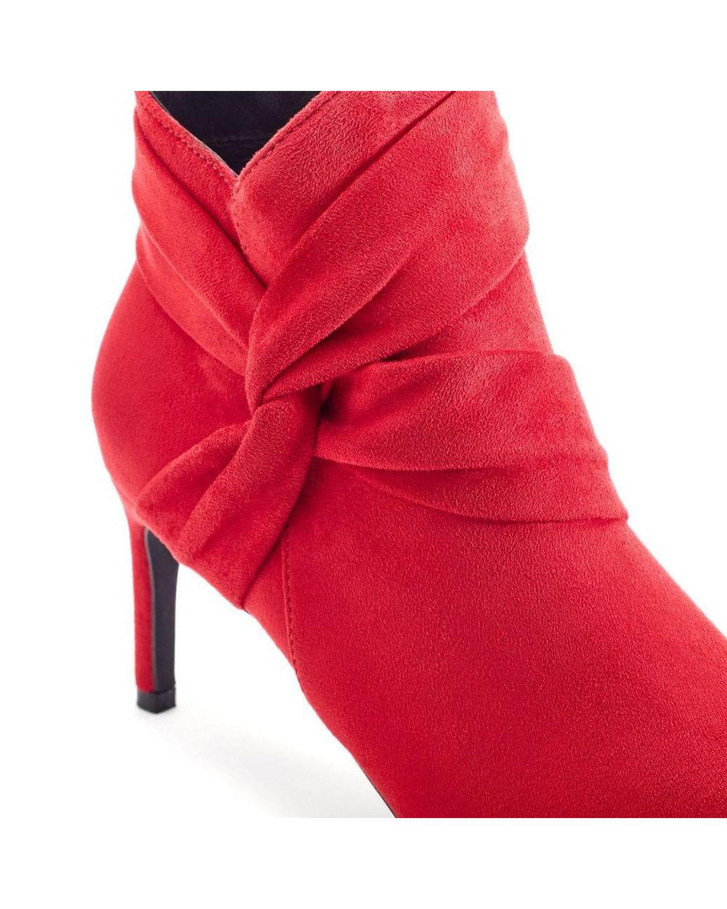 Moda In Pelle Red Quinia Alcantara