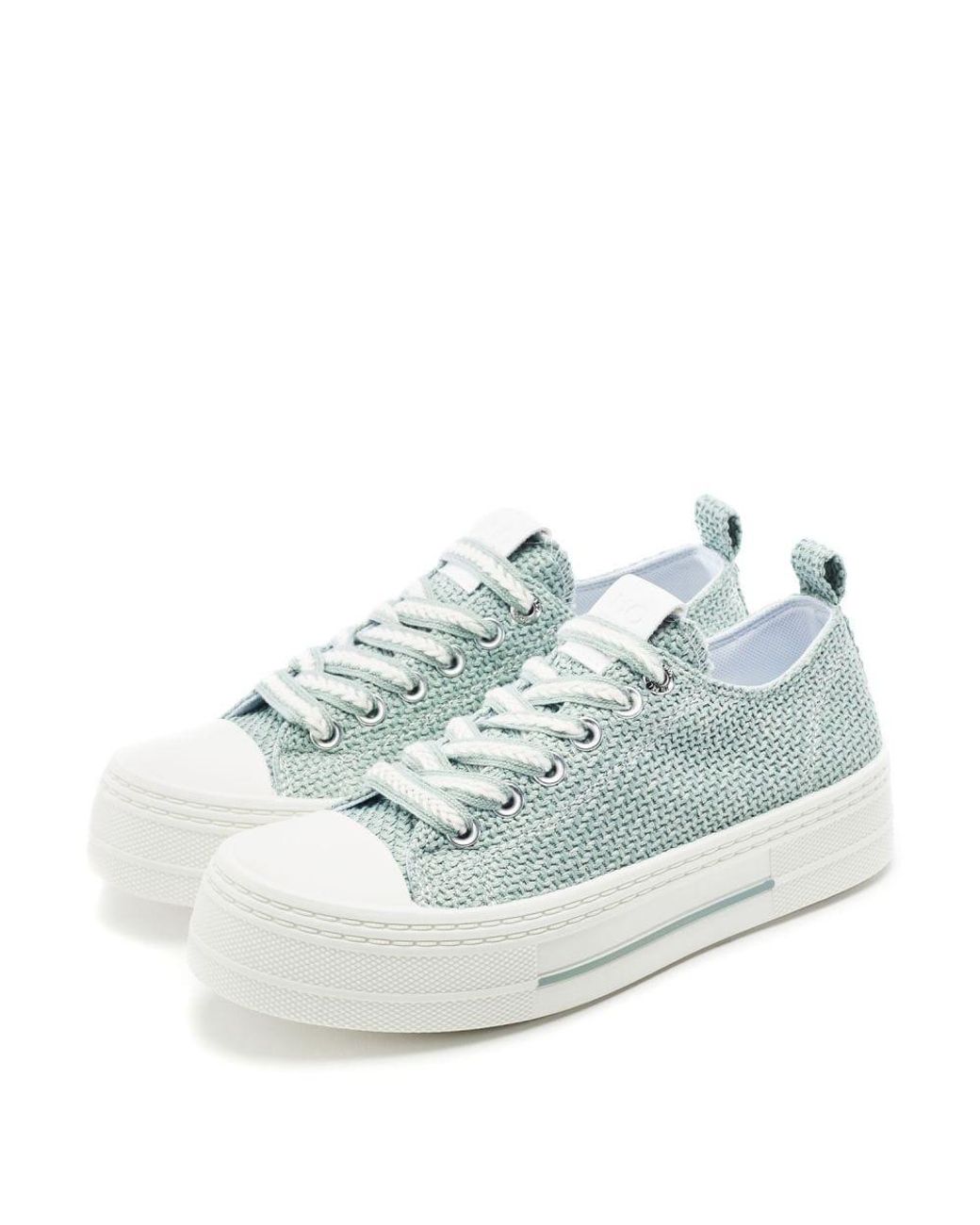 Moda In Pelle Green Betta Mint Raffia