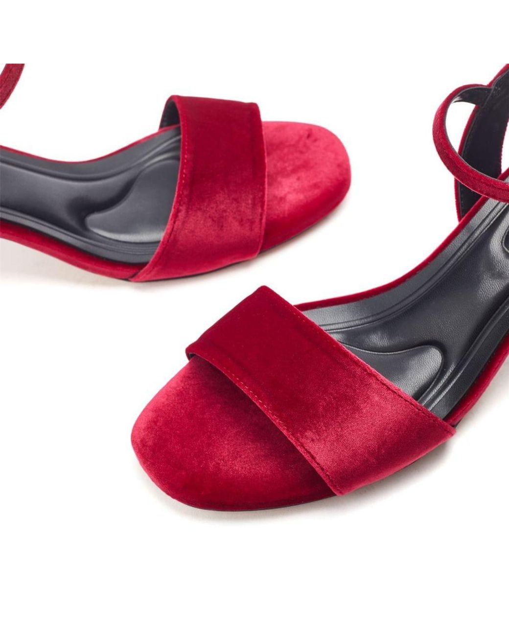 Moda In Pelle Pink Nareena Velvet