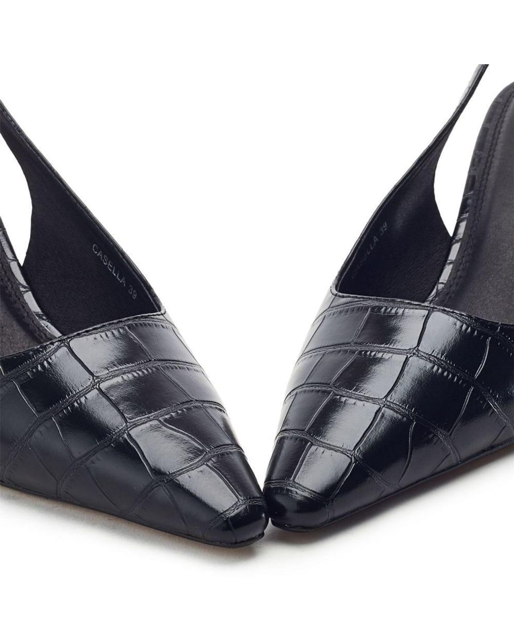 Moda In Pelle Blue Gasella Patent Mocc Croc