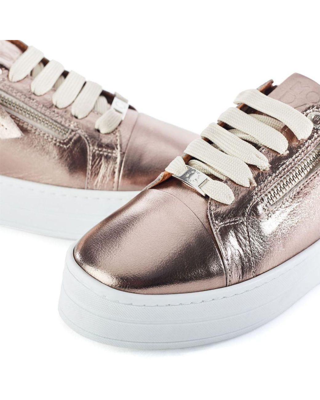 Moda In Pelle Gray Abbiy Light Pewter Leather